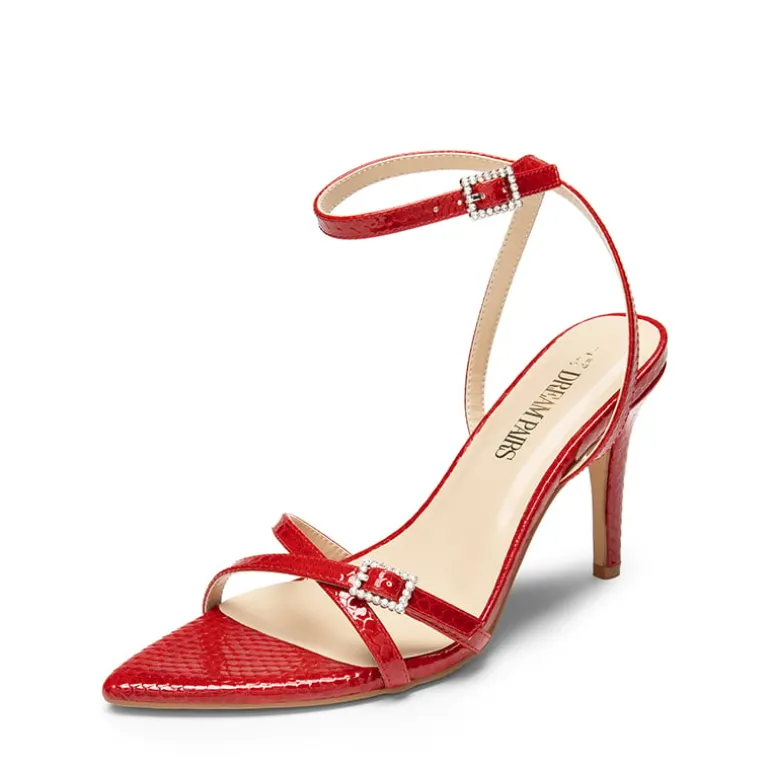 Criss-Cross Strap Stiletto Heel Sandals