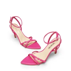 Criss-Cross Strap Stiletto Heel Sandals
