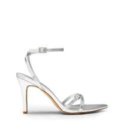Criss-Cross Strap Stiletto Heel Sandals