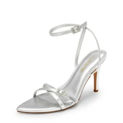 Criss-Cross Strap Stiletto Heel Sandals