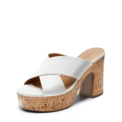 Criss Cross Wedge Platform Sandals