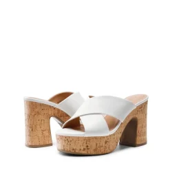 Criss Cross Wedge Platform Sandals