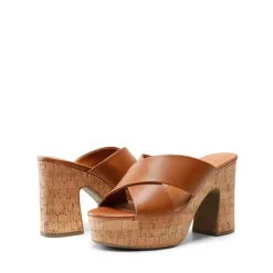 Criss Cross Wedge Platform Sandals