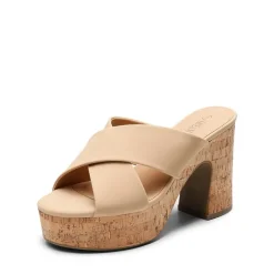 Criss Cross Wedge Platform Sandals