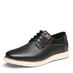 [CrossFlex NeatPolish-] Men's Vegan Leather Oxford Dress Sneakers
