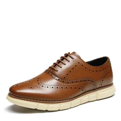 [CrossFlex NeatPolish+] Men's Wingtip Oxford Dress Sneakers
