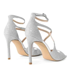 Cross Strappy Stiletto Heels