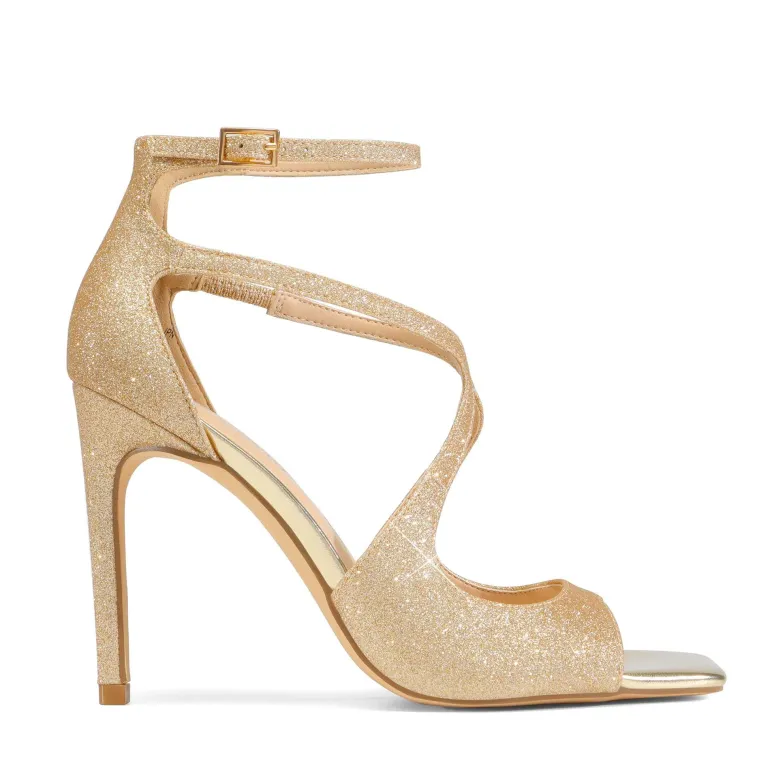 Cross Strappy Stiletto Heels