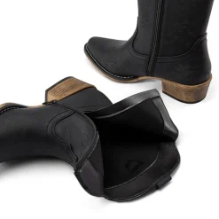 Cuban Heel Cowgirl Ankle Boots