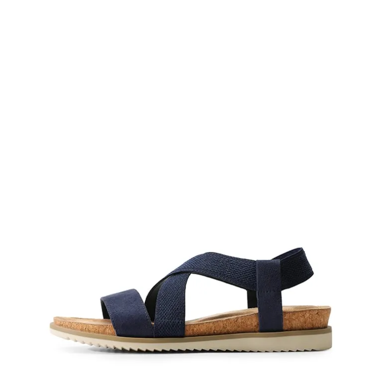Cushioned Footbed Elastic Strap Sandals