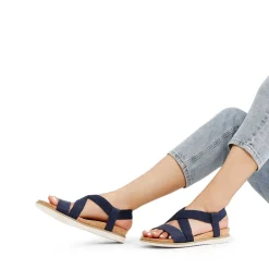 Cushioned Footbed Elastic Strap Sandals