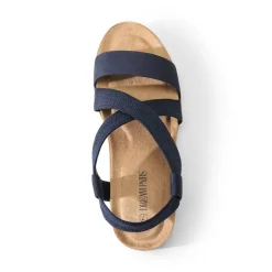 Cushioned Footbed Elastic Strap Sandals