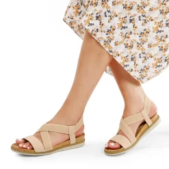 Cushioned Footbed Elastic Strap Sandals