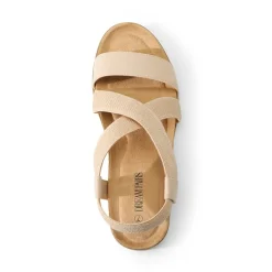 Cushioned Footbed Elastic Strap Sandals