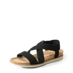 Cushioned Footbed Elastic Strap Sandals