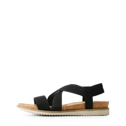 Cushioned Footbed Elastic Strap Sandals