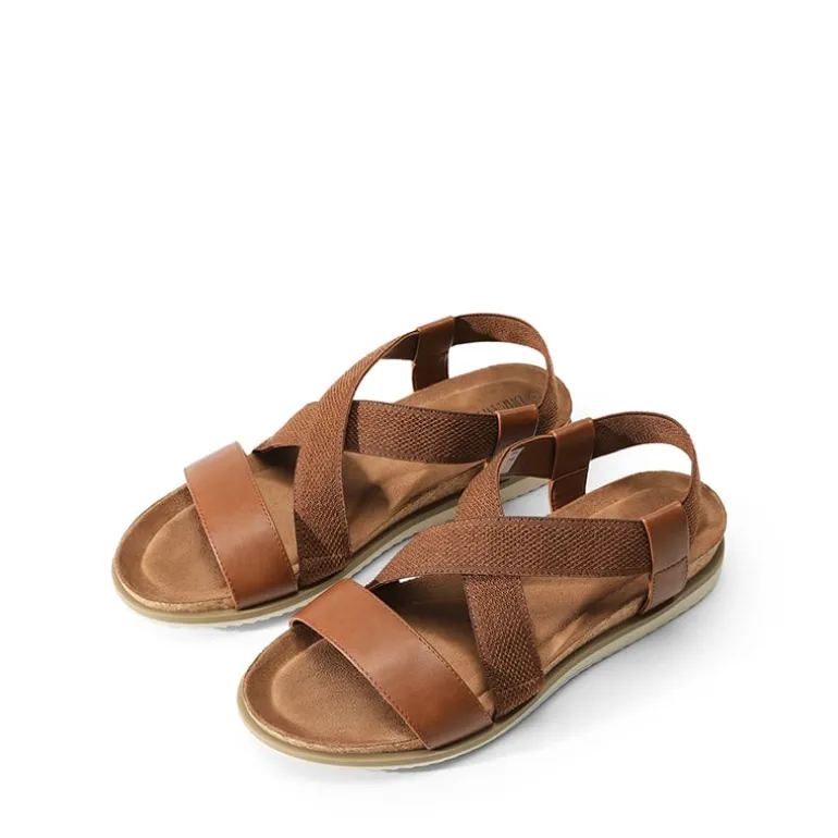 Cushioned Footbed Elastic Strap Sandals