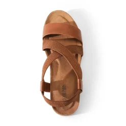Cushioned Footbed Elastic Strap Sandals