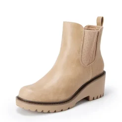 Cushioned Lining Wedge Chelsea Ankle Boots