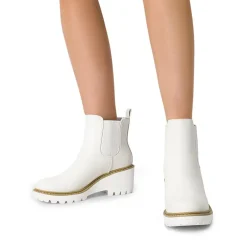 Cushioned Lining Wedge Chelsea Ankle Boots