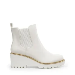 Cushioned Lining Wedge Chelsea Ankle Boots