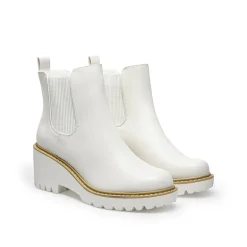 Cushioned Lining Wedge Chelsea Ankle Boots