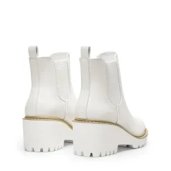 Cushioned Lining Wedge Chelsea Ankle Boots