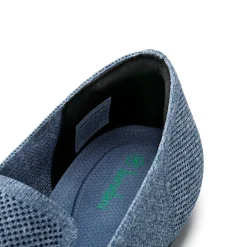 Cushioned Square Toe Knit Loafers