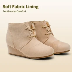 Cute and Comfortable Girl's Wedge Boots