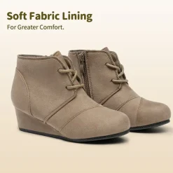 Cute and Comfortable Girl's Wedge Boots