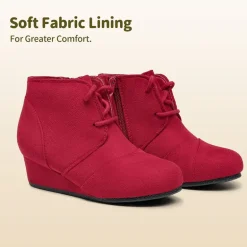 Cute and Comfortable Girl's Wedge Boots