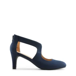 Cutout Pointy Toe Kitten Heel Pumps