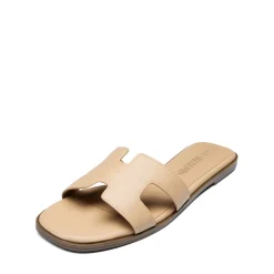 Cut-out Strap Light Sole Slide Sandals