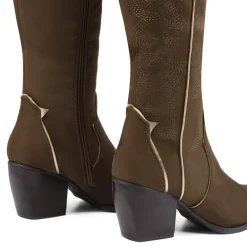 Dallas Embroidered Western Cowboy Knee High Boots