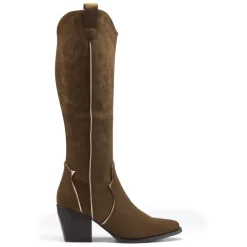 Dallas Embroidered Western Cowboy Knee High Boots