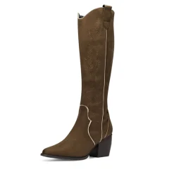 Dallas Embroidered Western Cowboy Knee High Boots