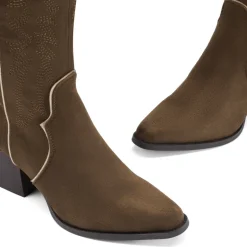 Dallas Embroidered Western Cowboy Knee High Boots