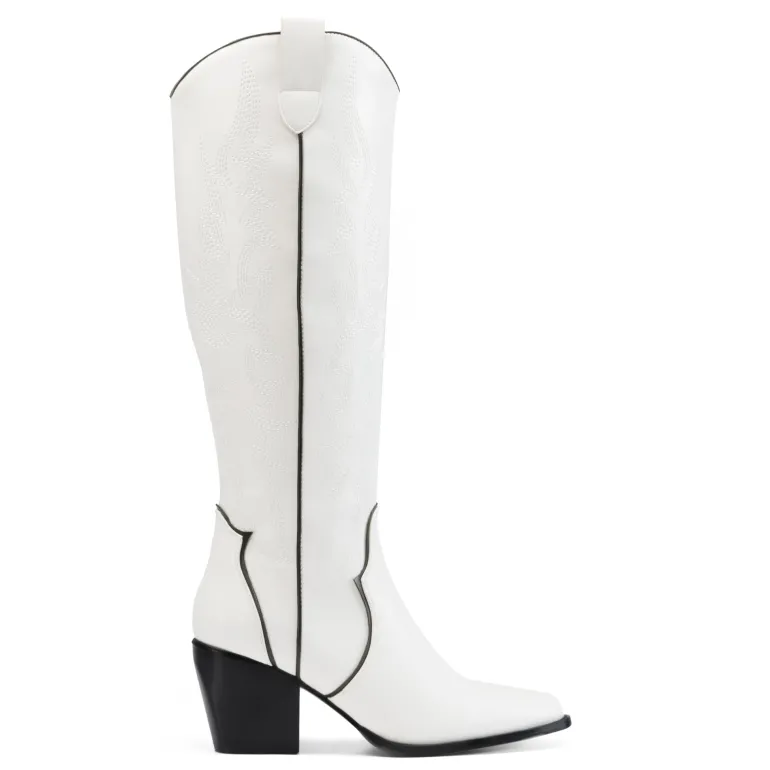 Dallas Embroidered Western Cowboy Knee High Boots