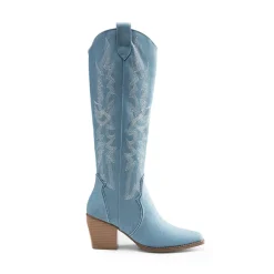 Dallas Embroidered Western Cowboy Knee High Boots