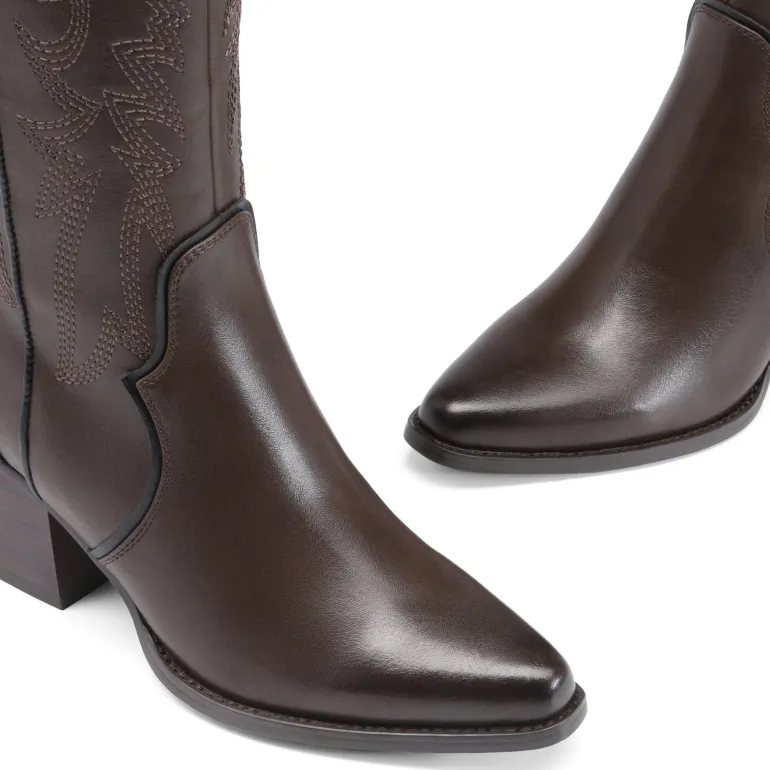 Dallas Embroidered Western Cowboy Knee High Boots