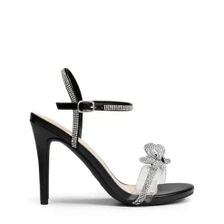 Double Bowknots Rhinestone Stiletto Heels