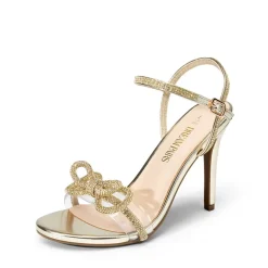 Double Bowknots Rhinestone Stiletto Heels