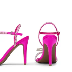 Double Bowknots Rhinestone Stiletto Heels