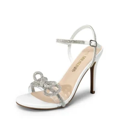 Double Bowknots Rhinestone Stiletto Heels