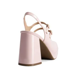 Double-strap Mary Jane Pumps
