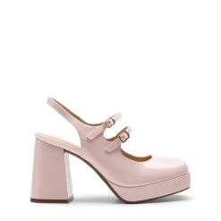 Double-strap Mary Jane Pumps