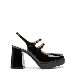 Double-strap Mary Jane Pumps