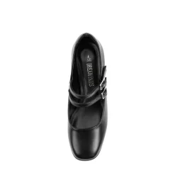 Double Straps Mary Janes Chunky Pumps
