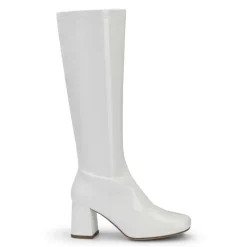 Dreamy Desire Square Toe Chunky Knee High Gogo Boots