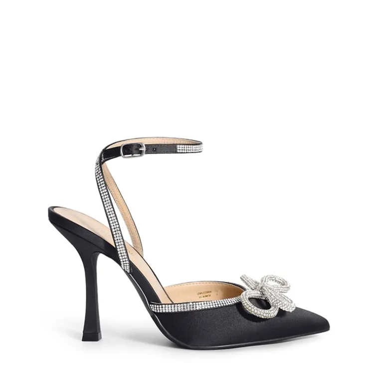 Dreamy Destiny Stiletto Rhinestone Strap Pumps